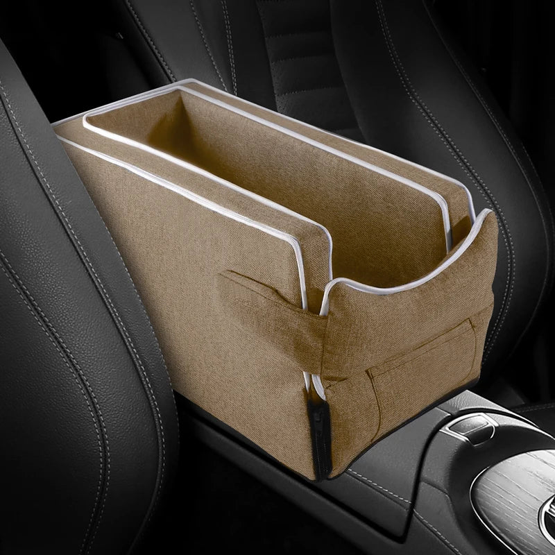 PetLuxe™ Safety First Car Console Seat – Luxury Central Armrest Booster