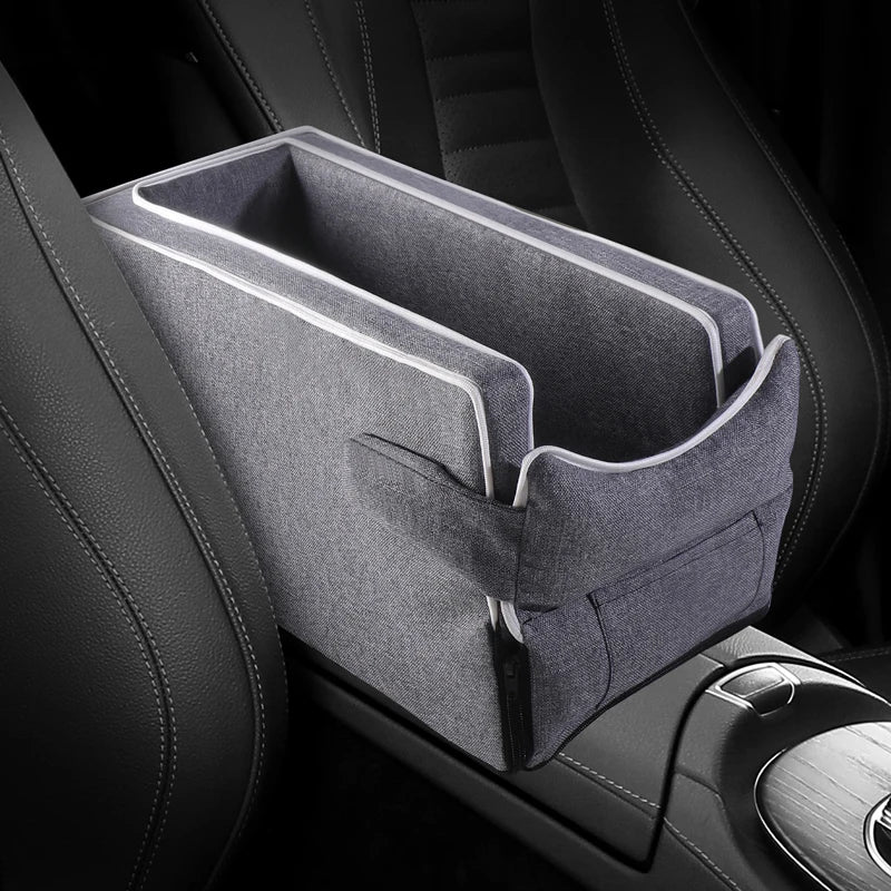 PetLuxe™ Safety First Car Console Seat – Luxury Central Armrest Booster