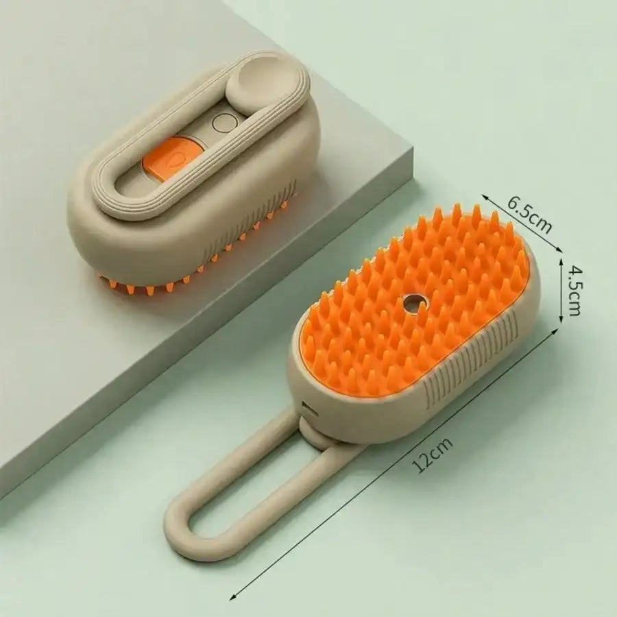 PetLuxe™ Pocket Steamy Brush – Portable 3-in-1 Groomer