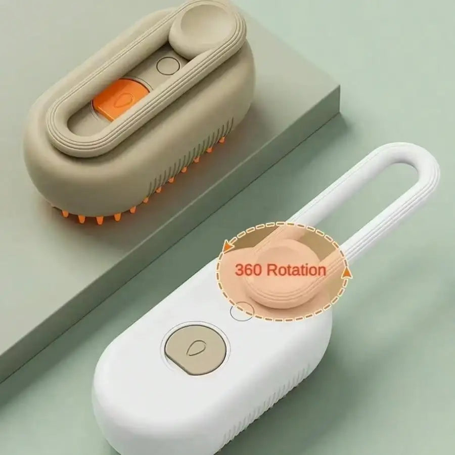 PetLuxe™ Pocket Steamy Brush – Portable 3-in-1 Groomer