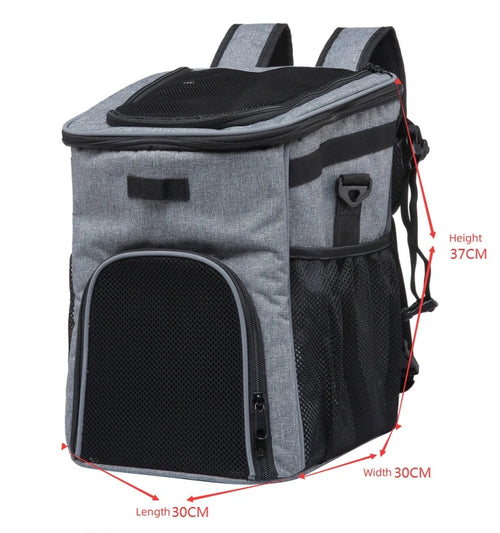 PetLuxe™ 2-in-1 Adventure Bike Basket & Travel Backpack