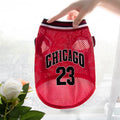 PetLuxe™ Court Legend Basketball Jersey – Breathable Summer Mesh Vest for Dogs & Cats