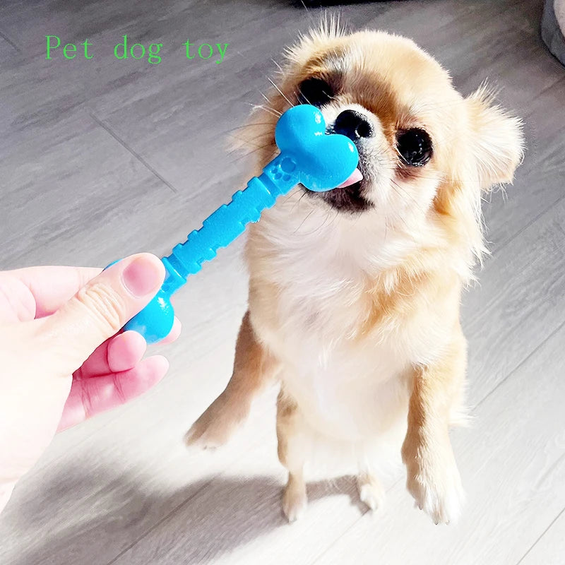 PetLuxe™ TinyTough Rubber Dental Toys – Bite-Resistant Bones & Rings for Small Dogs