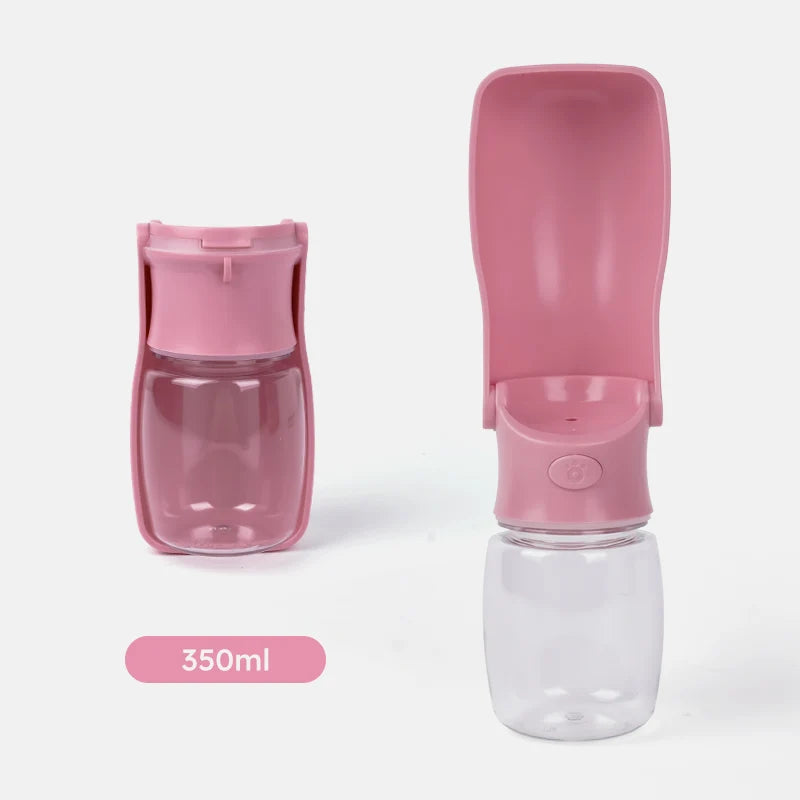 PetLuxe™ On-The-Go Folding Water Bottle – Portable Leak-Proof Travel Flask for Dogs & Cats