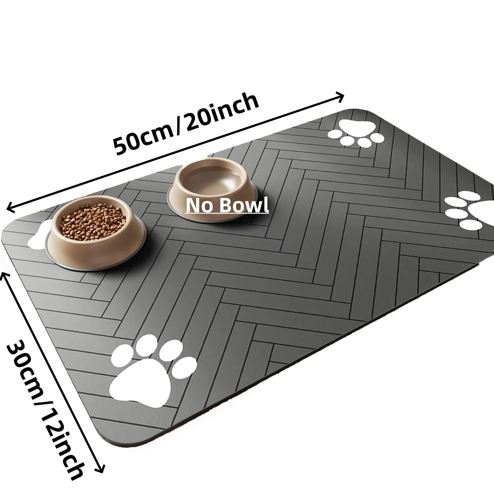 PetLuxe™ Mess-Free Silicone Feeding Mat – Waterproof Anti-Slip Food & Water Pad