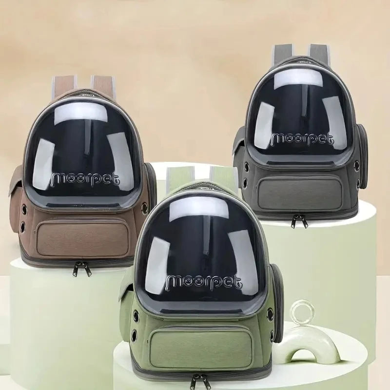 PetLuxe™ Panoramic View Travel Backpack – Breathable & Stylish