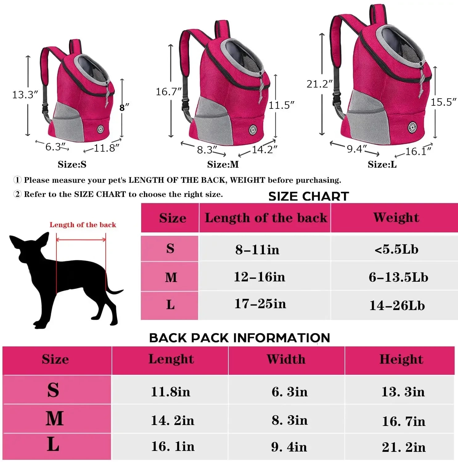 PetLuxe™ Front-Facing Adventure Carrier – Breathable Hands-Free Travel Backpack
