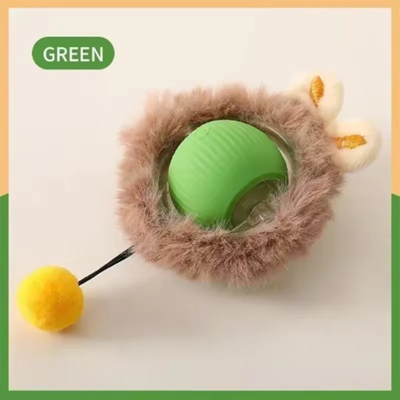 PetLuxe™ Smart-Tease Interactive Rolling Ball – Automatic Motion-Sensor Cat Toy