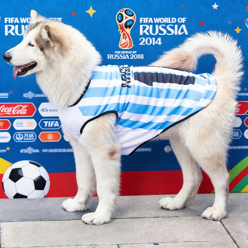 PetLuxe™ World Cup National Team Jersey – Quick-Dry Mesh Soccer Shirt for Dogs & Cats