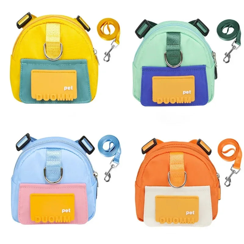 PetLuxe™ Adventure Snack Backpack & Adjustable Safety Harness