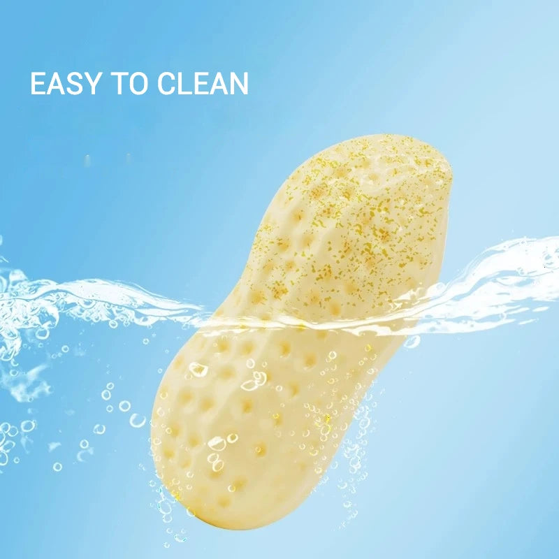 PetLuxe™ Milk-Scented Peanut Chew – Interactive Squeaky Dental Toy for Dogs