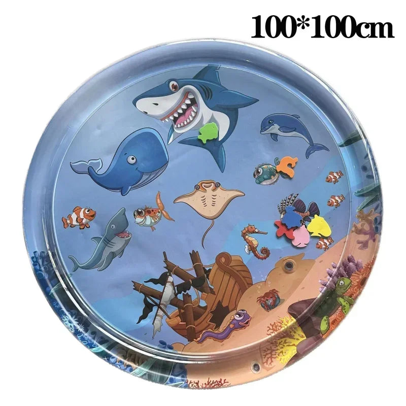 PetLuxe™ Interactive Water Sensory Play Mat – Thickened Cooling Pad for Cats & Dogs
