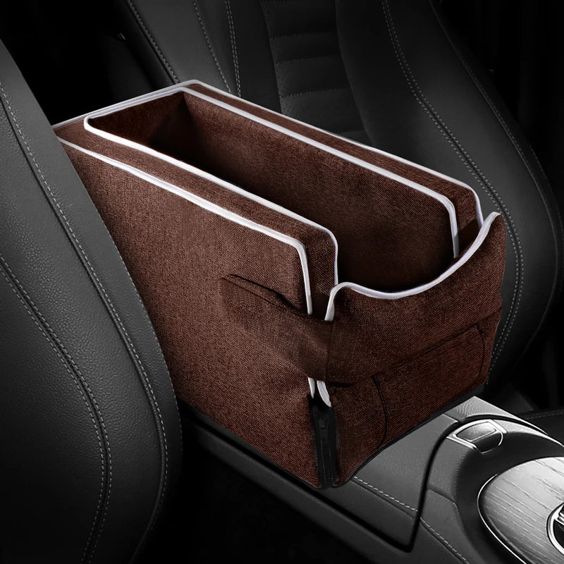 PetLuxe™ Safety First Car Console Seat – Luxury Central Armrest Booster