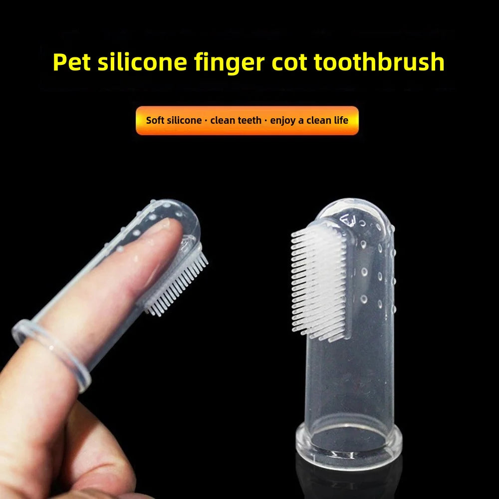 PetLuxe™ Gentle Silicone Finger Toothbrush (Set)