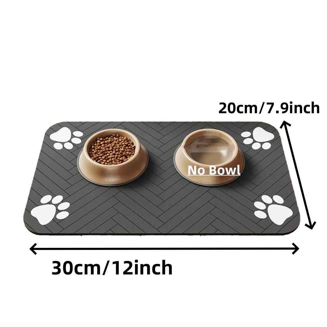 PetLuxe™ Mess-Free Silicone Feeding Mat – Waterproof Anti-Slip Food & Water Pad