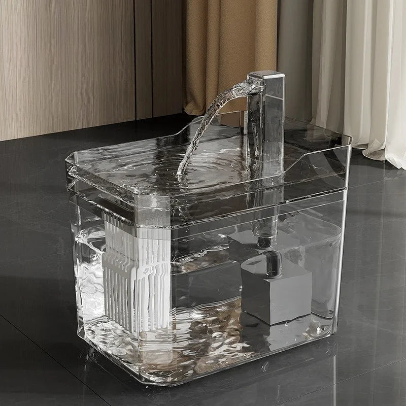 PetLuxe™ 1.5L Auto-Filter Flow Fountain – USB Electric Silent Water Dispenser for Cats & Dogs