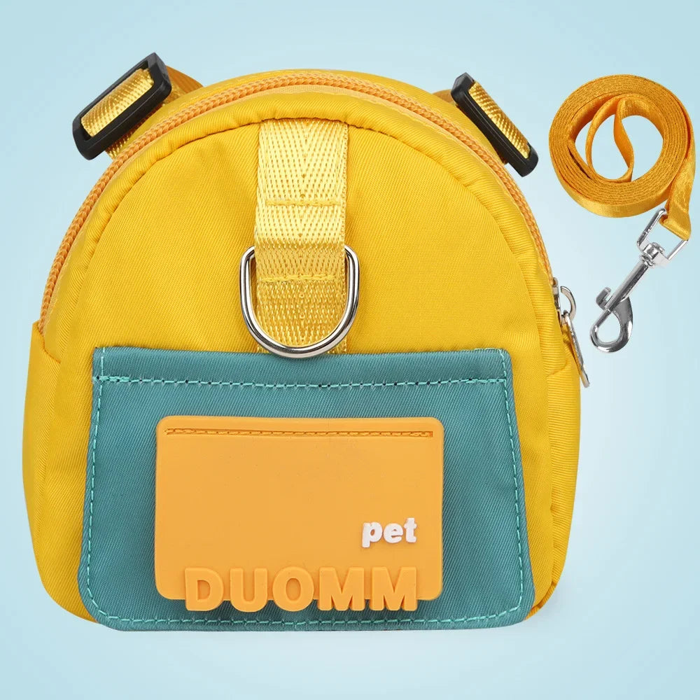 PetLuxe™ Adventure Snack Backpack & Adjustable Safety Harness