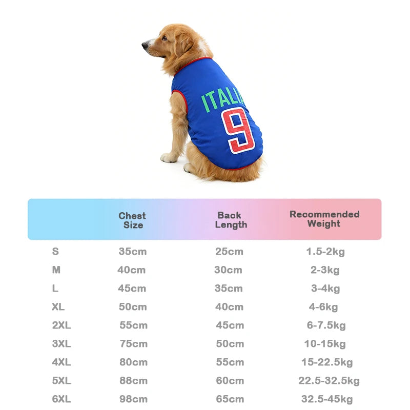 PetLuxe™ World Cup National Team Jersey – Quick-Dry Mesh Soccer Shirt for Dogs & Cats
