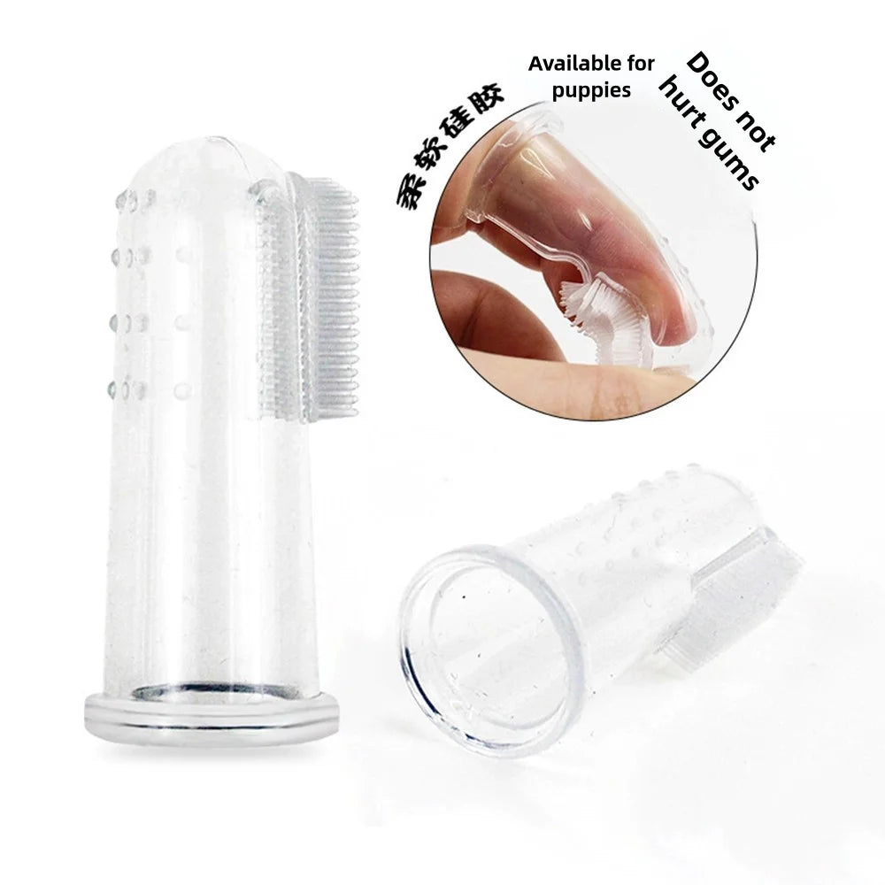 PetLuxe™ Gentle Silicone Finger Toothbrush (Set)