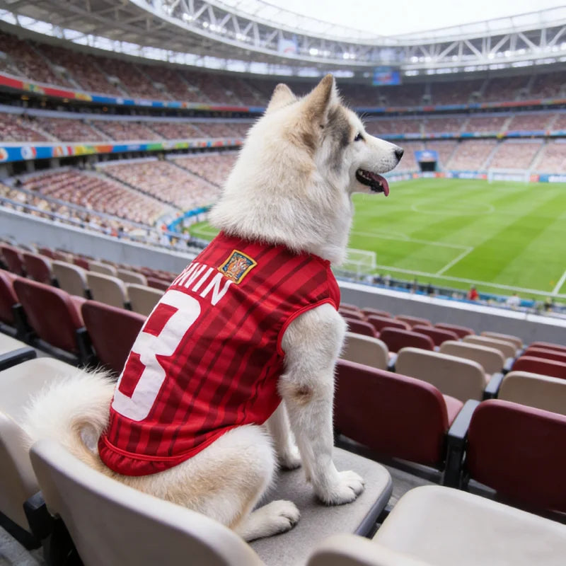 PetLuxe™ World Cup National Team Jersey – Quick-Dry Mesh Soccer Shirt for Dogs & Cats