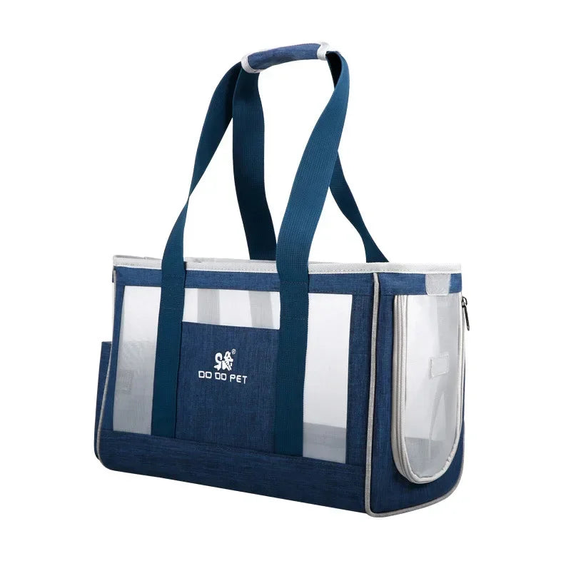 PetLuxe™ Breathable Summer Travel Tote – Lightweight & Portable Carrier