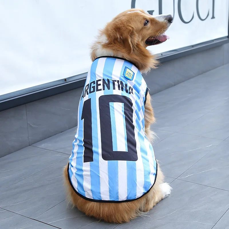 PetLuxe™ World Cup National Team Jersey – Quick-Dry Mesh Soccer Shirt for Dogs & Cats